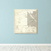 カリフォルニア州フレスノ郡32 キャンバスプリント (インサイチュ (ウッドフロア))