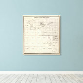 カリフォルニア州フレスノ郡6 キャンバスプリント (インサイチュ (ウッドフロア))