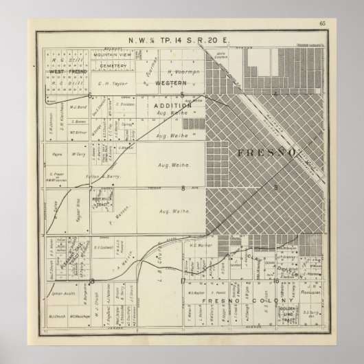 カリフォルニア州フレスノ郡7 ポスター (正面)