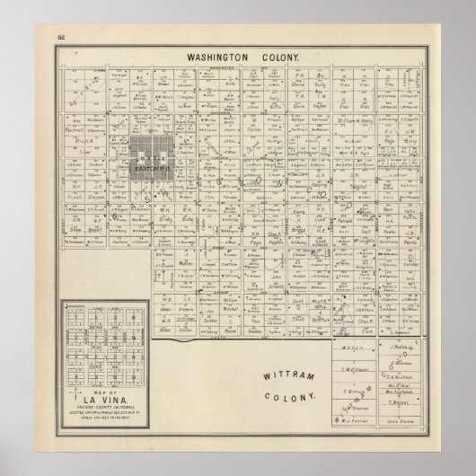 カリフォルニア州フレスノ郡8 ポスター (正面)