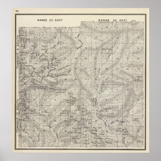カリフォルニア州フレスノ郡9 ポスター (正面)