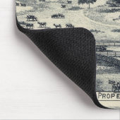 カリフォルニア州フレズノの自宅牧場 マウスパッド (コーナー)