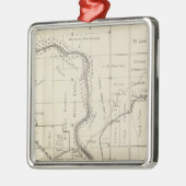 カリフォルニア州フレズノ郡2 メタルオーナメント (左)