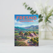 カリフォルニア州フレズノ ポストカード (スタンド正面)