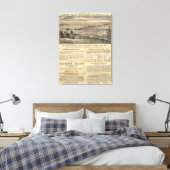 カリフォルニア州プレザントバレー キャンバスプリント (インサイチュ (寝室))