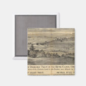 カリフォルニア州プレザントバレー マグネット (正面/裏面)