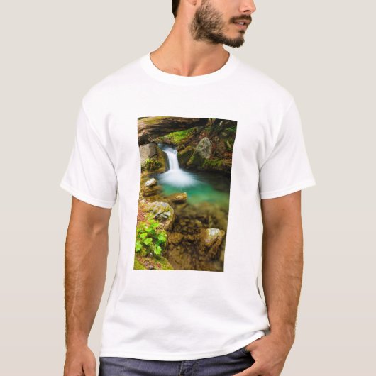 カリフォルニア州ヘアークリークの滝 Tシャツ (正面)