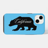 カリフォルニア州ベアーブルー iPhoneケース (裏面横)