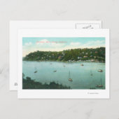 カリフォルニア州ベイベルヴェデーレの空中表示 ポストカード (正面/裏面)