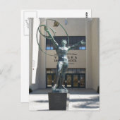 カリフォルニア州ベンチュラ高校エントランス ポストカード (正面/裏面)