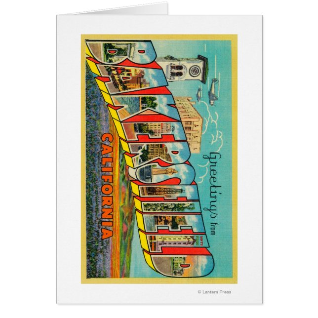 カリフォルニア州ベーカーズフィールド – ラージレターのシーン (正面)