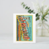 カリフォルニア州ベーカーズフィールド – ラージレターのシーン ポストカード (スタンド正面)