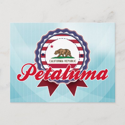 カリフォルニア州ペタルマ ポストカード (正面)