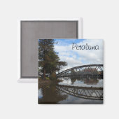 カリフォルニア州ペタルマ マグネット (正面/裏面)