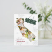 カリフォルニア州ホリデー引越し案内はがき シーズンポストカード (スタンド正面)