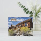 カリフォルニア州ボディ幽霊タウン ポストカード (スタンド正面)