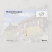 カリフォルニア州ボディ幽霊タウン ポストカード (裏面)