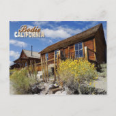 カリフォルニア州ボディ幽霊タウン ポストカード (正面)