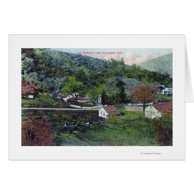 カリフォルニア州マクレーの空中表示 (正面横)