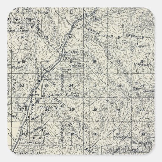 カリフォルニア州マデラ郡10 スクエアシール (正面)