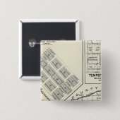 カリフォルニア州マデラ郡3 缶バッジ (正面&裏面)