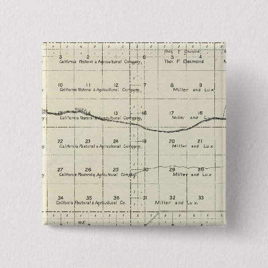 カリフォルニア州マデラ郡 缶バッジ (正面)