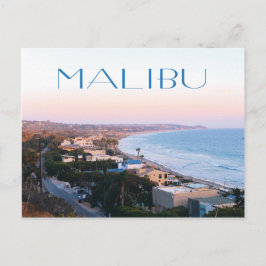 カリフォルニア州マリブの海岸の写真 ポストカード