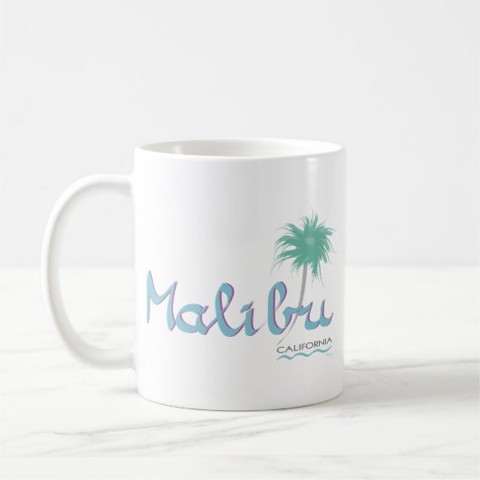 カリフォルニア州マリブ コーヒーマグカップ (左)