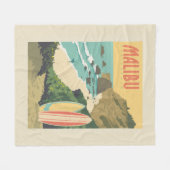 カリフォルニア州マリブ フリースブランケット (正面(横))