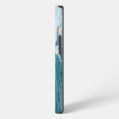 カリフォルニア州マリン・ヘッドランドの海岸線 iPhoneケース (左側面)