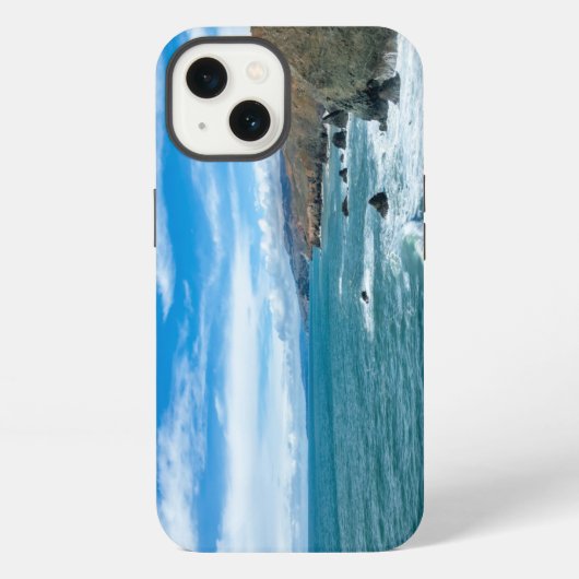 カリフォルニア州マリン・ヘッドランドの海岸線 iPhoneケース (裏面)