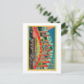 カリフォルニア州マリーズビル – ラージレターのシーン ポストカード (スタンド正面)