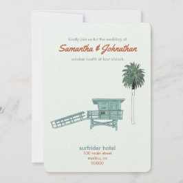 カリフォルニア州マリ結婚ブ 招待状