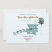 カリフォルニア州マリ結婚ブ 招待状 (正面)