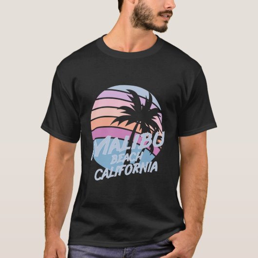 カリフォルニア州マルイビーチ Tシャツ (正面)