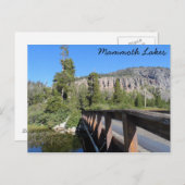 カリフォルニア州マンモス湖 ポストカード (正面/裏面)