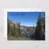 カリフォルニア州マンモス湖 ポストカード (正面/裏面)