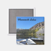 カリフォルニア州マンモス湖 マグネット (正面/裏面)