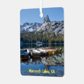 カリフォルニア州マンモス湖 メタルオーナメント (正面左)