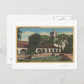 カリフォルニア州ミッションサンファンバウティスタ ポストカード (正面/裏面)