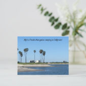 カリフォルニア州ミッションベイビーチ ポストカード (スタンド正面)