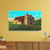 カリフォルニア州ミッション・サンカルロス・デル・カーメロカーメル キャンバスプリント (インサイチュ (リビング))