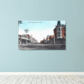 カリフォルニア州メインストリートサリーナスのビュー キャンバスプリント (インサイチュ (ウッドフロア))