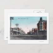 カリフォルニア州メインストリートサリーナスのビュー ポストカード (正面/裏面)