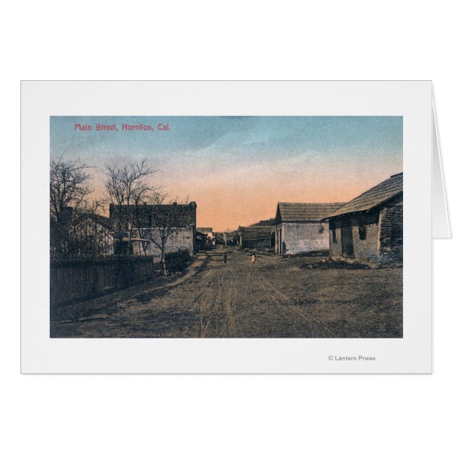 カリフォルニア州メインストリートホルニトスのビュー (正面横)