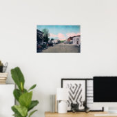 カリフォルニア州メインストリートレイクポートのビュー ポスター (ホームオフィス)