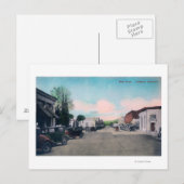 カリフォルニア州メインストリートレイクポートのビュー ポストカード (正面/裏面)