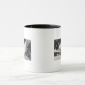 カリフォルニア州メインストリートヴィサリアのビュー マグカップ (中央)