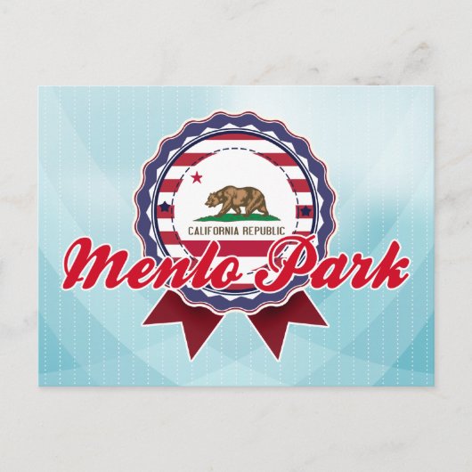 カリフォルニア州メンロパーク ポストカード (正面)