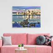 カリフォルニア州モノレイク キャンバスプリント (インサイチュ (リビング))